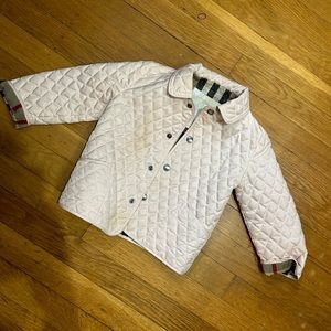 Girls Burberry Jacket 18 months. Good condition.